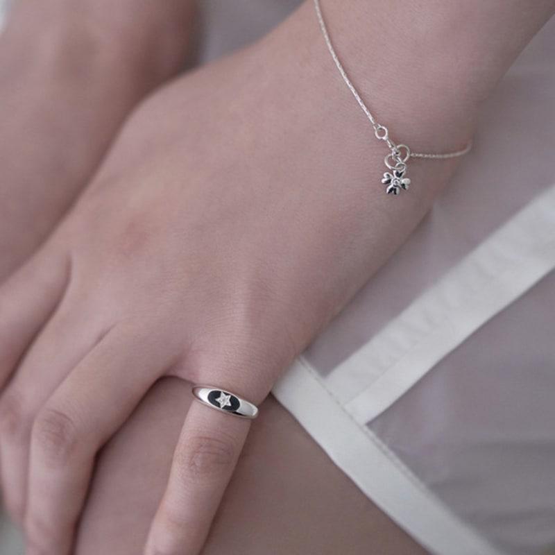 ANOTHER CELL Heart Clover Bracelet