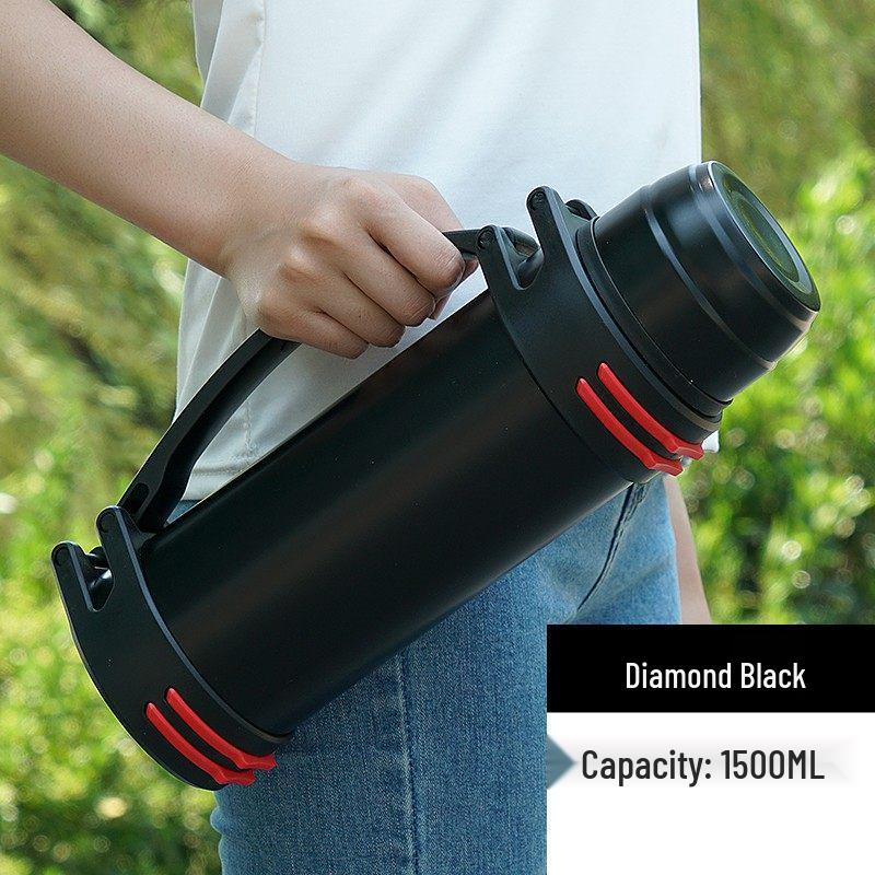 304 Stainless Steel 5L Thermos Flask - Large Capacity, Portable for Men & Women, Outdoor Car Use, Household Hot Water Bottle