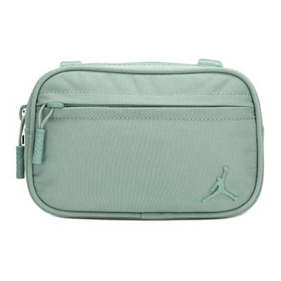 Poliamidowa torba crossbody, torba na ramię regularna unisex zielona Jordan JD2423032AD-001