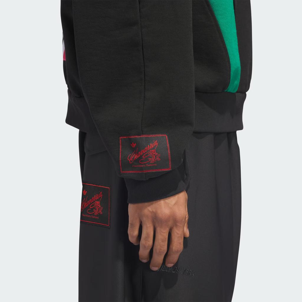 Adidas Originals X Willy Chavarria Bball Fleece Crewneck Sweatshirt Unisex Sweatshirt KF3196