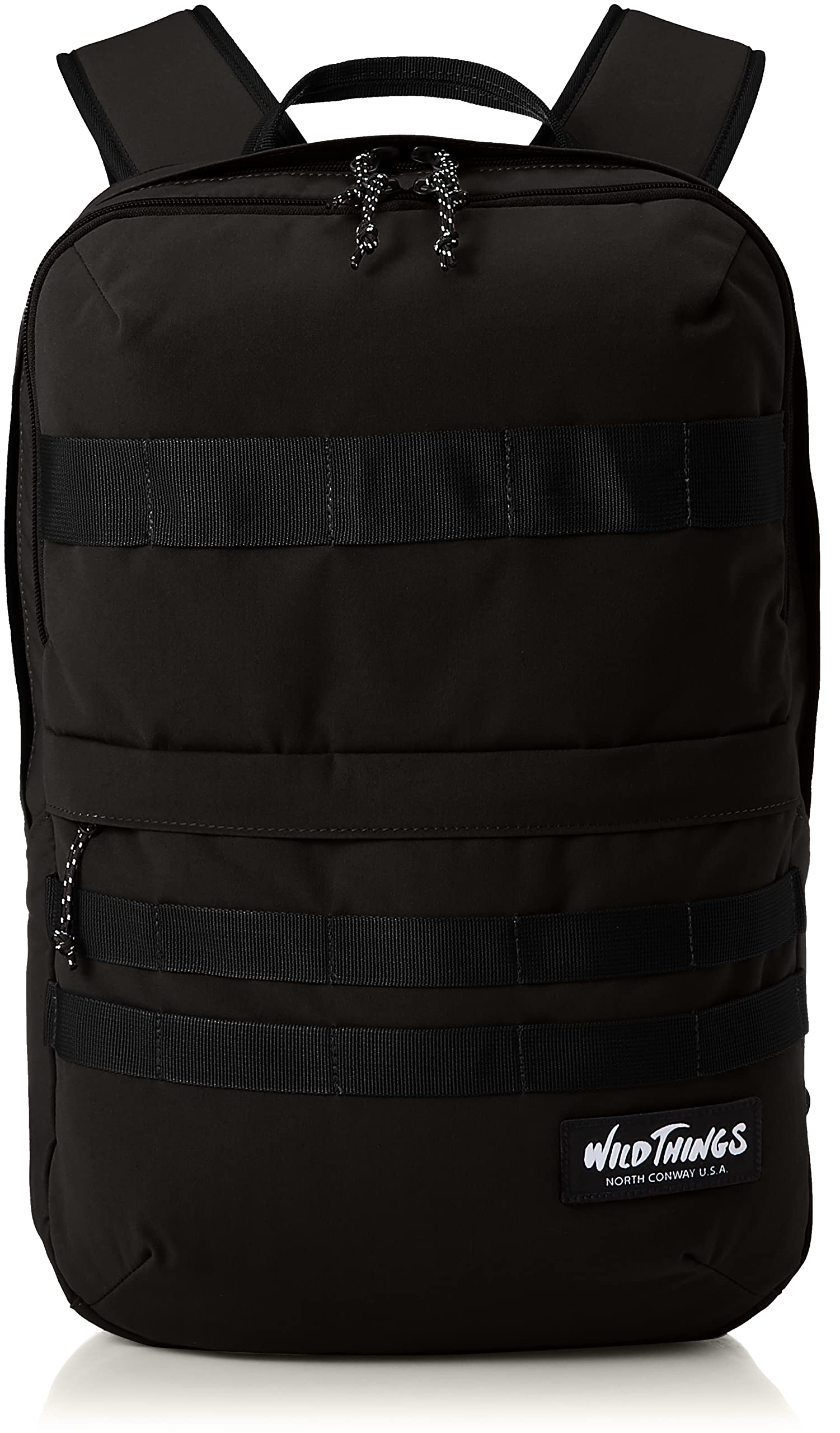

Wild Things WT-380-3002 Square Backpack for Business, PC Storage, A4 Size, Large Capacity, Black, Size F