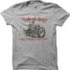 Jezdi, dokud se kola neutrhnou Motocykl Klasické Vintage Bikerské Tričko 06105
