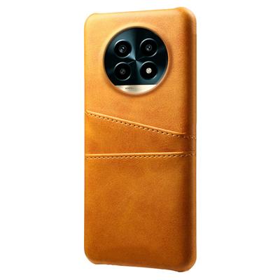 For Realme 13 Pro 5G (Global)/13 Pro+ 5G (Global) Case Dual Card Slots PU Leather + Hard PC Phone Cover