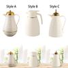 Solid Color Vacuum Thermal Pot Insulated Coffee Cup Glass Liner Beverage Dispenser Thermo Mug for Modern Kitchen or Office