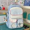 Schoolbag new schoolbag high value dopamine cute female backpack campus middle and high school students large capacity backpack pain bag