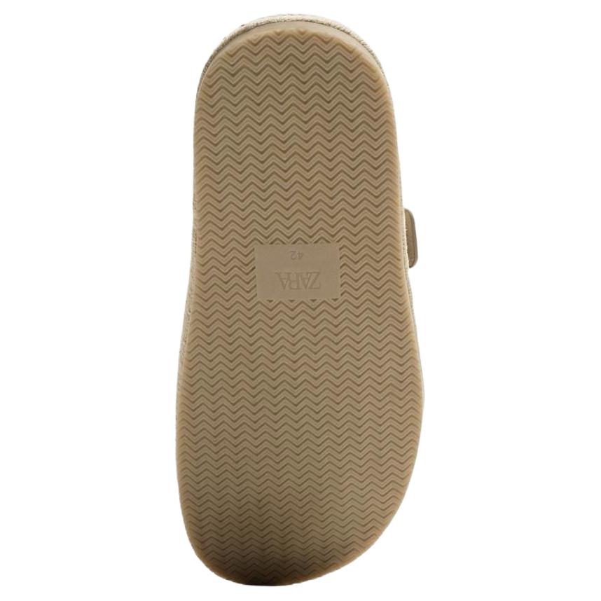 Zara Fashion Versatile Slide Sandals Men Footwear Sand-Brown 2708520107