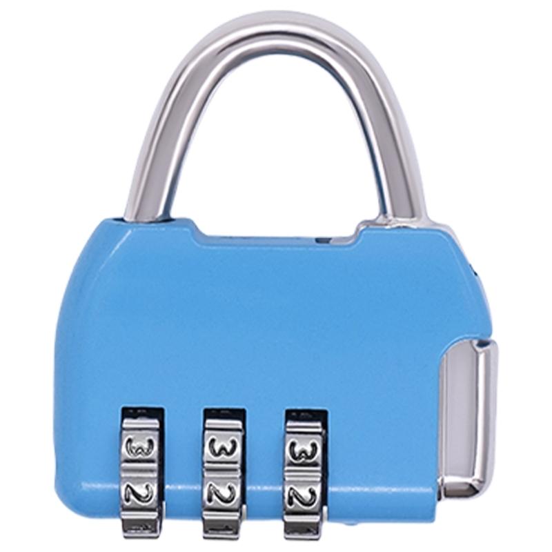 Mała kłódka do plecaków i walizek Zamek do bagażu Przenośny Zabezpieczenie antykradzieżowe dla podróżnika na zewnątrz