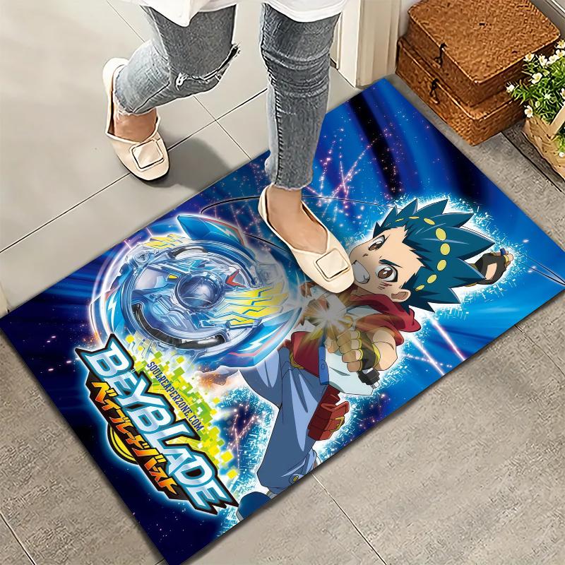 Beyblade Carpet Rug for Living Room Bedroom Home Sofa Decoration,Kids play Nonslip Floor Mat
