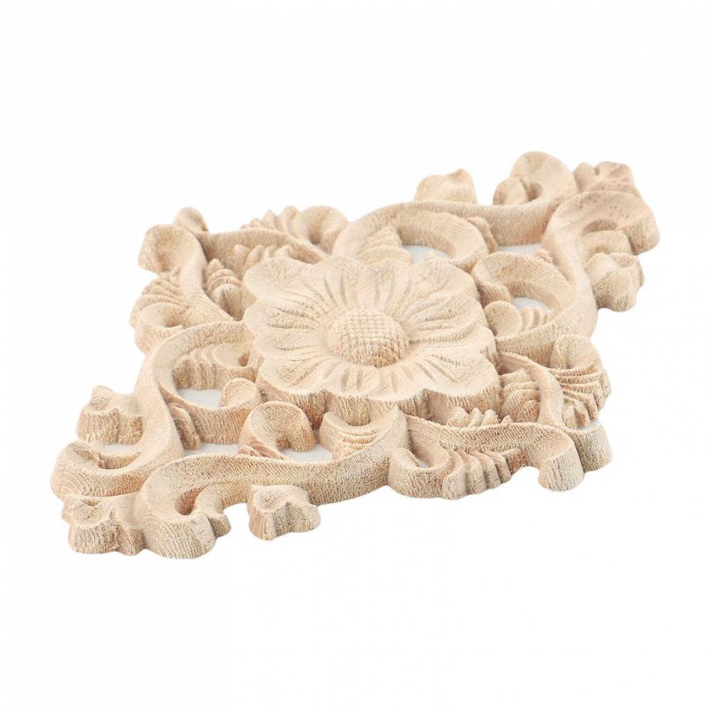 Door Cabinets Applique Wood Carving Furniture Decoration