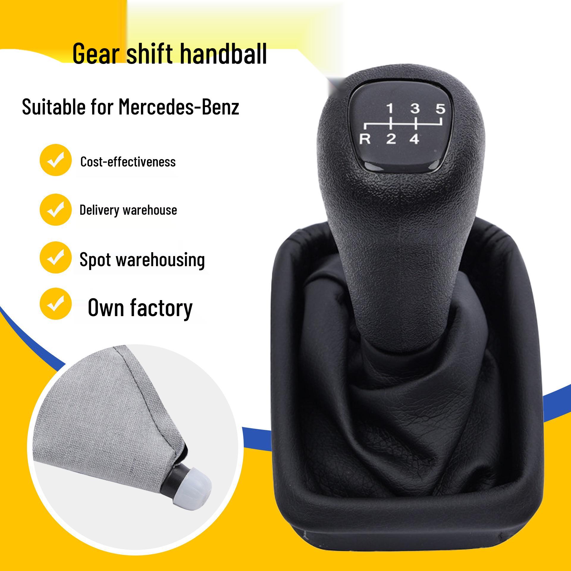 

Compatible Gear Shift Knob Handle for Mercedes-Benz W202/W208, 5/6-Speed A Type 6-speed