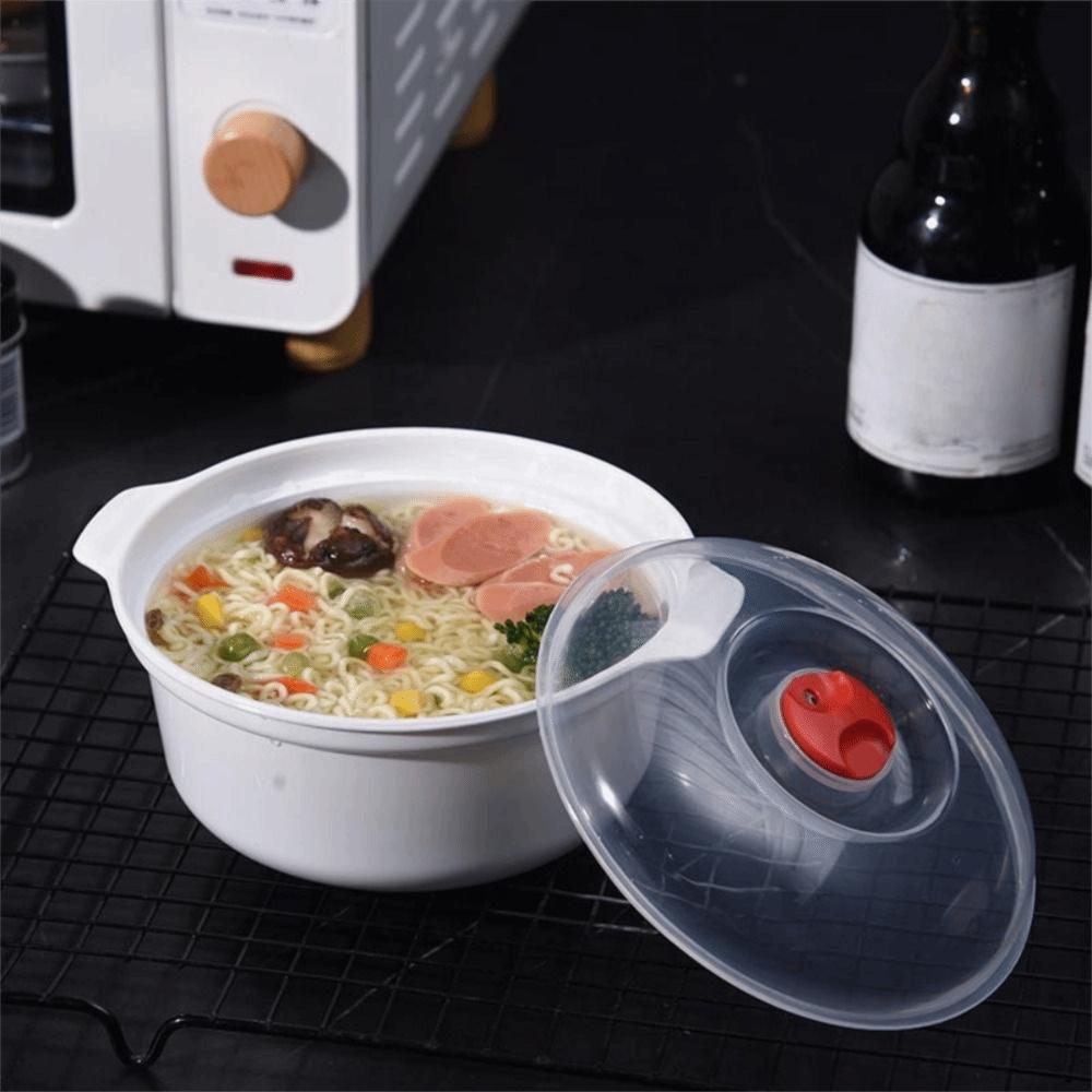 Steamed Bun Kitchen Tool Plastic Fresh Keeping Box Lunch Box Steamer Box Microwave Heating Box