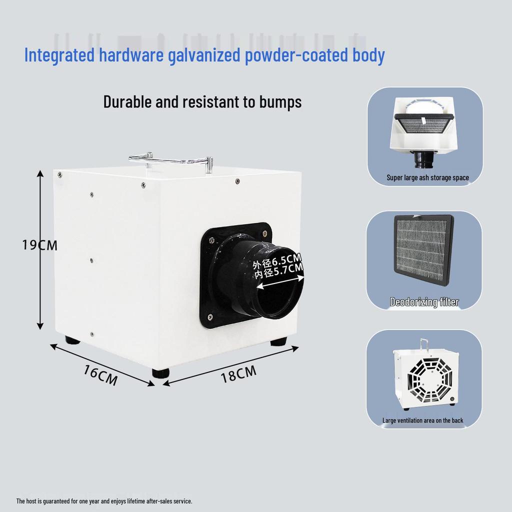 Nail Salon High-Power Nail Dust Collector with Strong Suction and Odor Removal