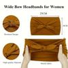 Traje de Accesorios para el Cabello con Cinta Elástica de Orejas de Conejo Anchas, Cinta para el Cabello de Ala Ancha Suave y Cómoda, Diadema Deportiva para Yoga