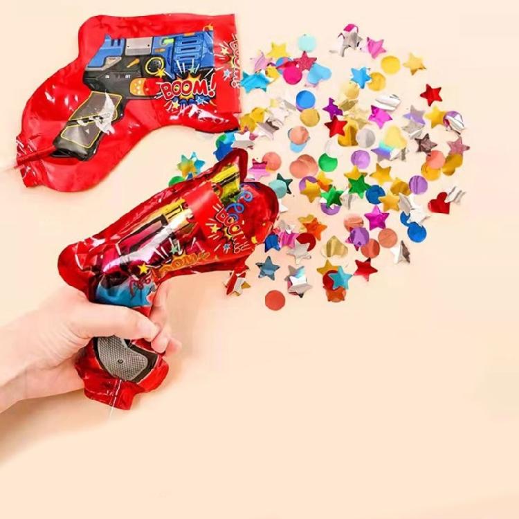 30pcs Confetti Popper Automatic Inflation Handheld Confetti Poppers for Festival and Wedding Celebration Gatherings