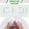 Double-Sided Self Adhesive Wall Hooks Strong Sticky Transparent Traceless Kitchen Bedroom Wall Hook Storage Holders Wholesale