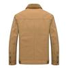 Winter Velvet Military Men's Jacket Lapel Fur Integrated Large Size Coat