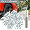 9mm 12mm Stahl Schraub Reifenstollen, 100 Stück Schnee Spikes AntiRutsch AntiEis Spikes mit Montage Werkzeug für Auto Motorrad
