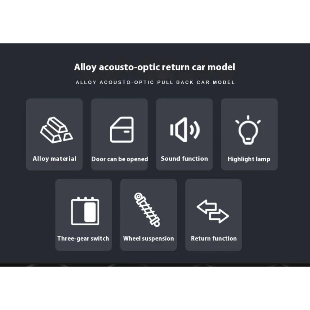 With Display Base 1/32 Alloy Die-cast Mustang Automobile GT500 Car Model Simulation Sound and Light Children's Toy Car Boy Gift Christmas Gift