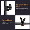 T-Shape Backdrop Stand Background Bracket Kit Aluminum Alloy Material Heavy Duty Portable Adjustable Height