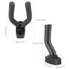 2pcs Stylish Black Guitar Wall Mount | Space-Saving Double Guitar Holder, Easy-to-Install for Acoustic and Electric Guitars,for Home Recording Studios