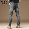 JEEP SPIRIT Men's Vintage Straight-Leg Jeans