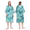 Erwachsenen Badeponcho mit Kapuze, Schwimm- und Strandtuch, Mit Reißverschluss, Geeignet für Schwimmen und Strandurlaube