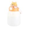 Straw Thermal Cup Large Capacity Stainless Steel Cute Stylish Water Cup for Girls Children Travel Outdoor 950ml