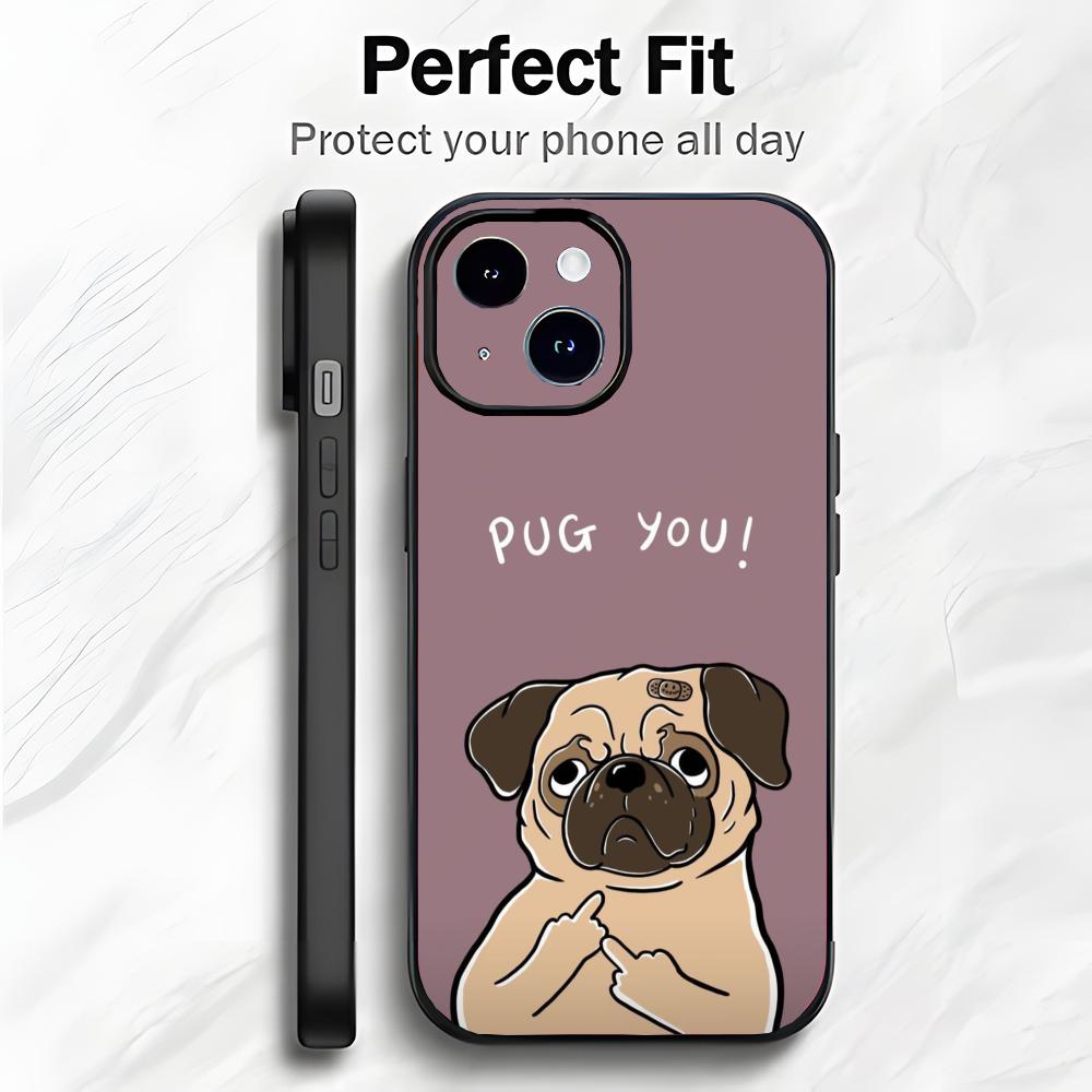 French Bulldog Dog Pug Phone Case Phone Case Soft Packaging Lightweight For iPhone17 16 15 14 13ProMax