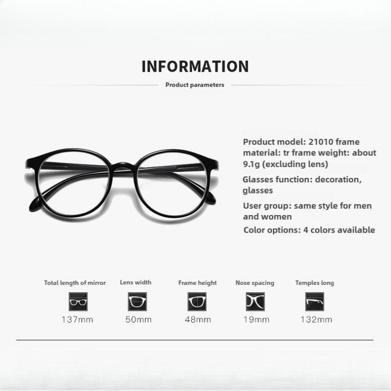 Eyeglasses Anti-blue Ray Light Korean of Mobile Phone Computer Eye Protection Anti-radiation Glasses Metal Frame Eyewear [