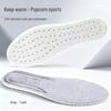 Winter Fleece-Lined Thickened Insoles with Soft Faux Rabbit Fur, Sweat-Absorbent, Odor-Resistant, Felt Cotton for Men's Warmth