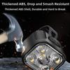 Multiple Brightness Modes LED Bike Light Combo  Night Commuting Cycling