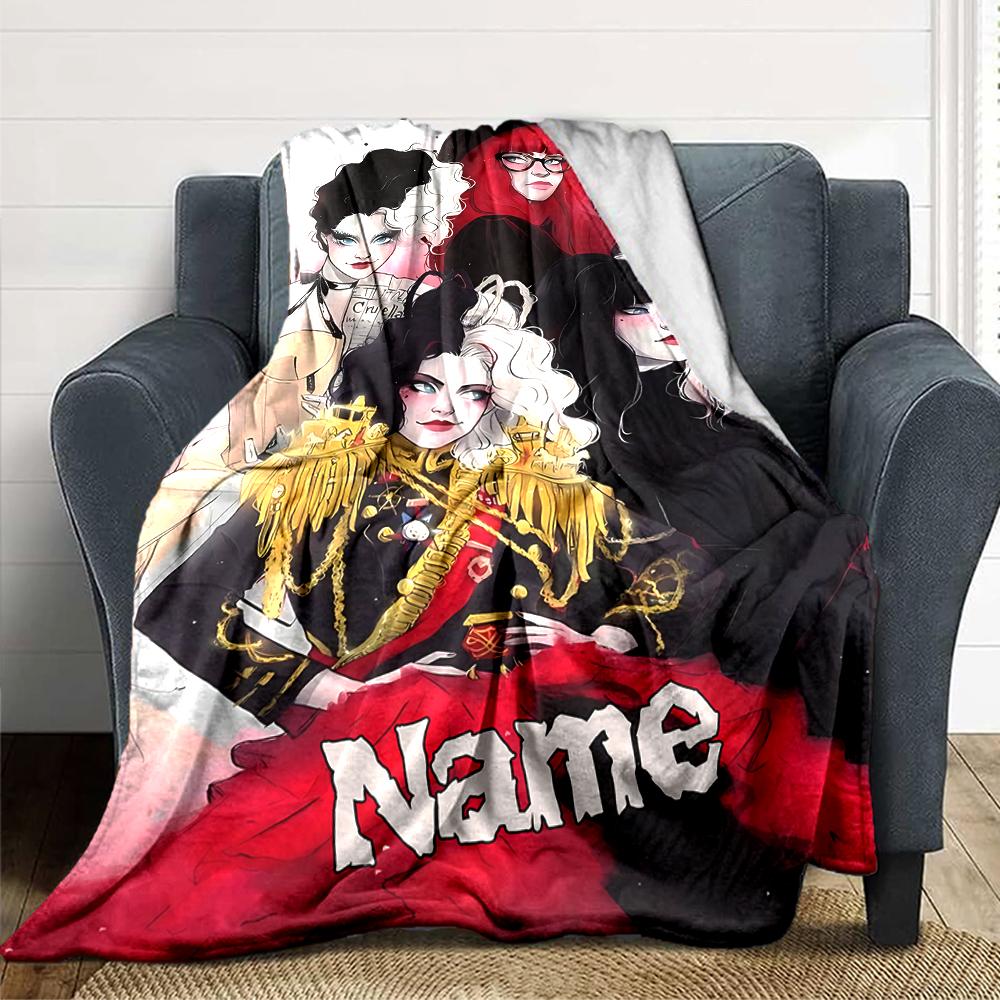 Custom Name Ghostly Urban Legends blanket for Couch & Bed, Plush Cozy Fuzzy Blanket Super Soft & Warm Blankets for Fall and Winter. 0908158