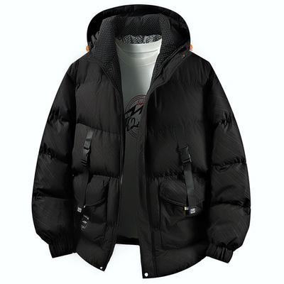 Graphene Warm Cotton Coat Men's Thick Cotton Coat Hooded Winter Cotton Jacket Plus Size Coat