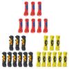 8 Rolls 4 Meters Outdoor Tent Ropes Reflective Ropes Canopy Ropes Reinforced Windproof Ropes with Buckles Camping Accessory