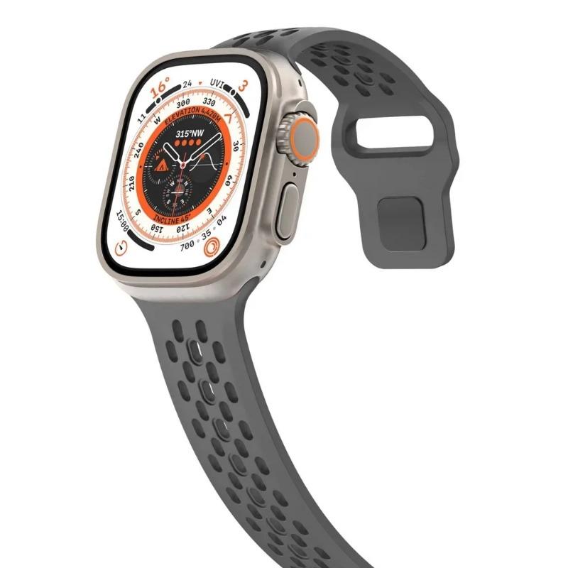 Silicone Strap for Apple Watch Band Ultra 3 2 49mm 11 10 46mm 42mm 9 8 7 45mm 41mm Bracelet iWatch 6 5 SE 3 44 40mm Series Band