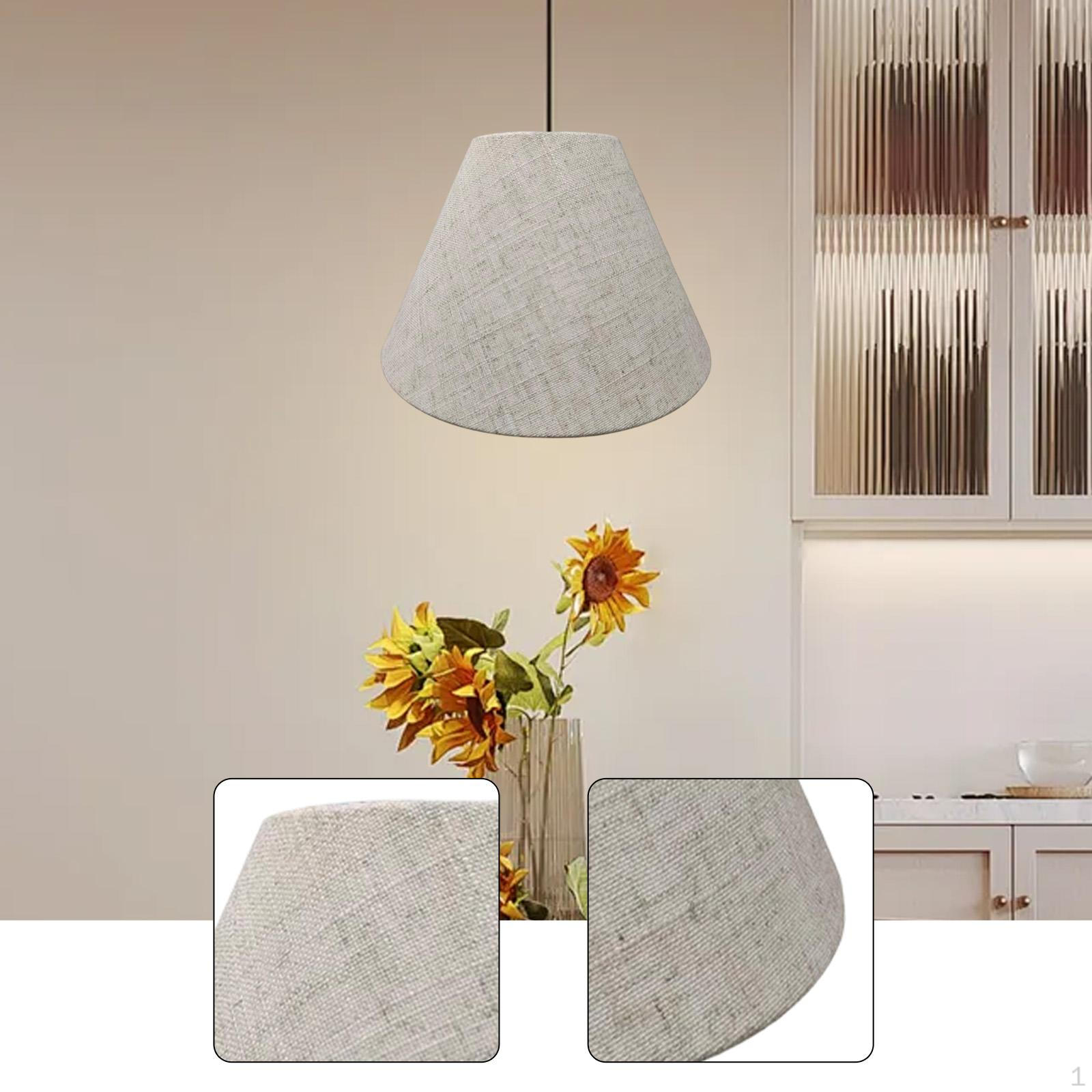 

Linen Lampshade Replacement Lamp Shade Attractive Accessory Cover