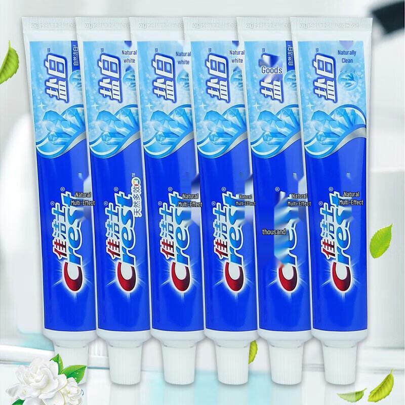 

Crest Salt Whitening Fluoride Toothpaste, 6-Pack