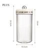 New Simple Grain Tank Plastic Sealed Jars Household Kitchen Grain Storage Box Coffee Bean Powder Storage Tank Storage Container