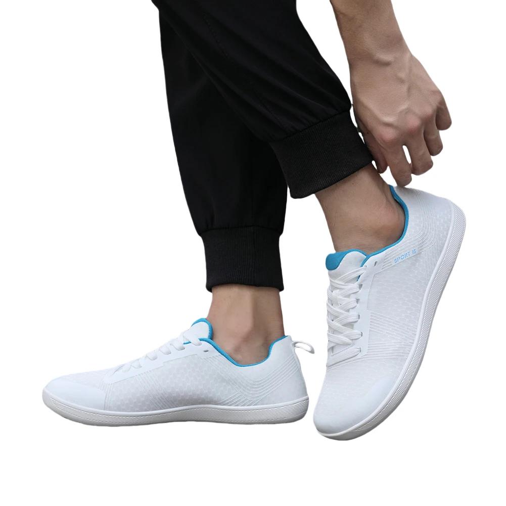 Minimalistische Barfußschuhe Cross-Trainer-Schuhe Rutschfest Zehenweit Wanderschuhe Leichtgewicht Tennis zum Wandern Klettern
