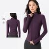Damen-Langarm-Yoga-Jacke mit Fleece-Futter und Taschen - Schlankmachend, Warm und Ideal zum Laufen