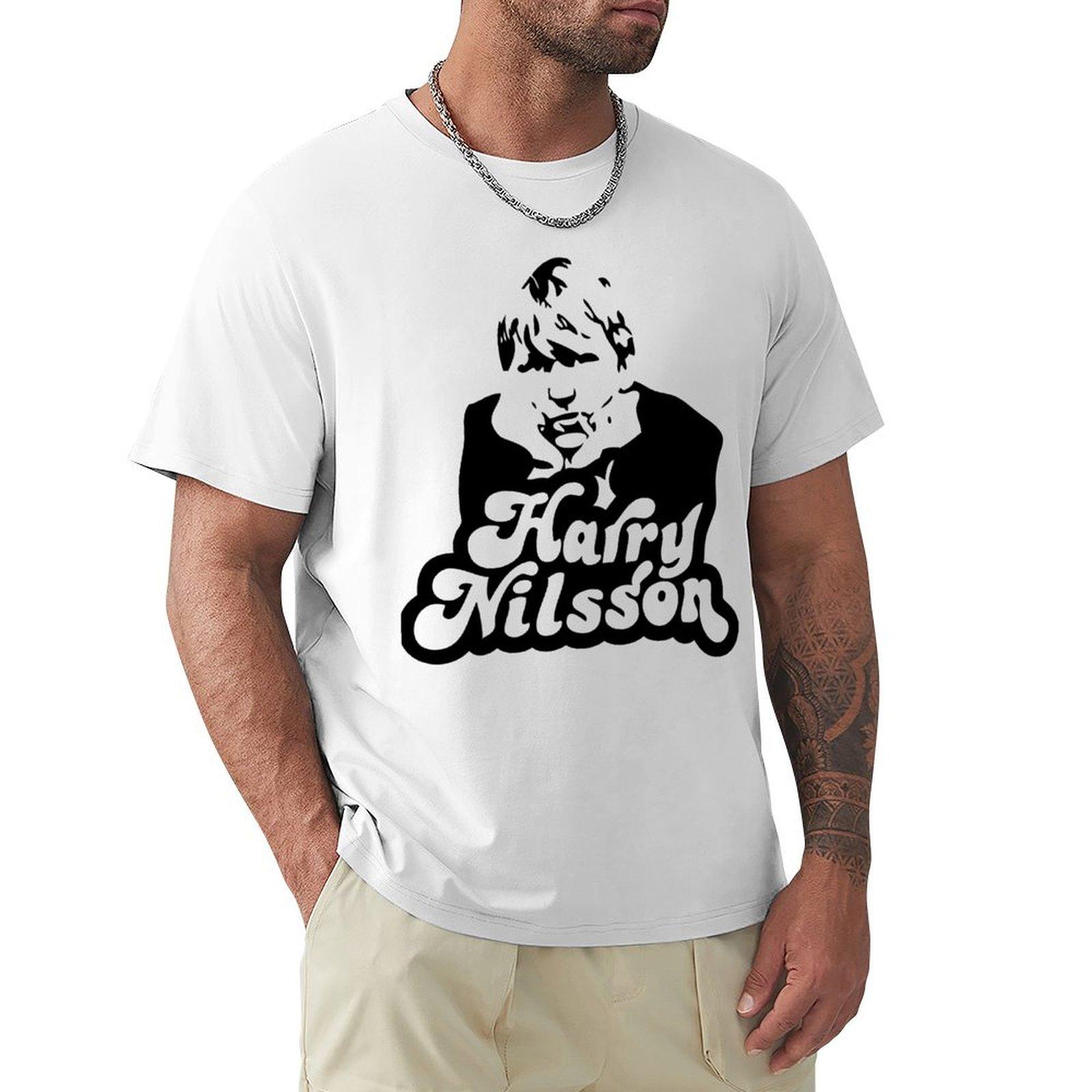 The Incredible Harry Nilsson Tshirt Basic Solid Color Short Sleeve Tshirt S