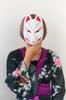 Clearstone Tenko Maske im japanischen Stil, (Fuchsgeist), weiß, unisex.