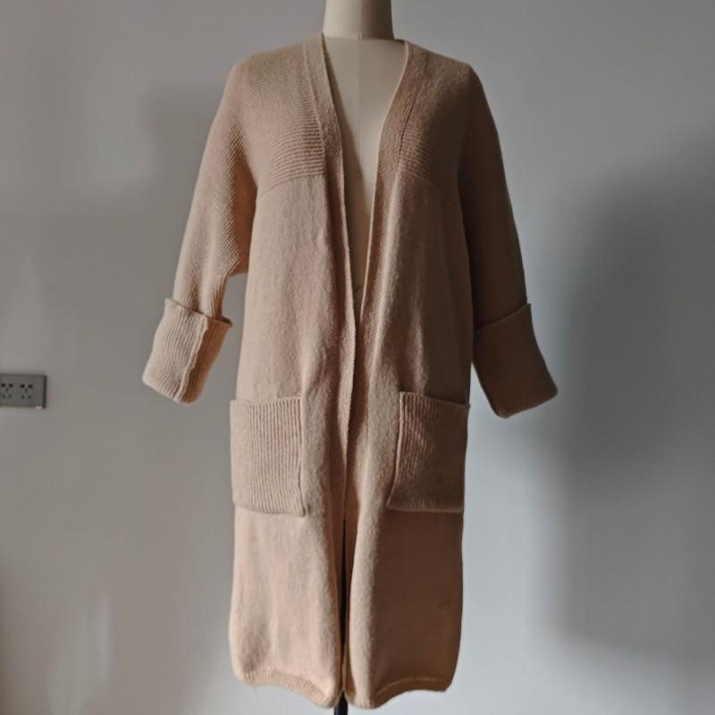 Womens Oversized Knit Cardigan Sweater Long Loose Casual V-Neck Winter Plus Size