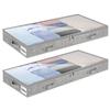 Clear Lids Under Bed Storage Drawer Space Saving Breathable Shallow Storage Bag Large Capacity Water-Resistant