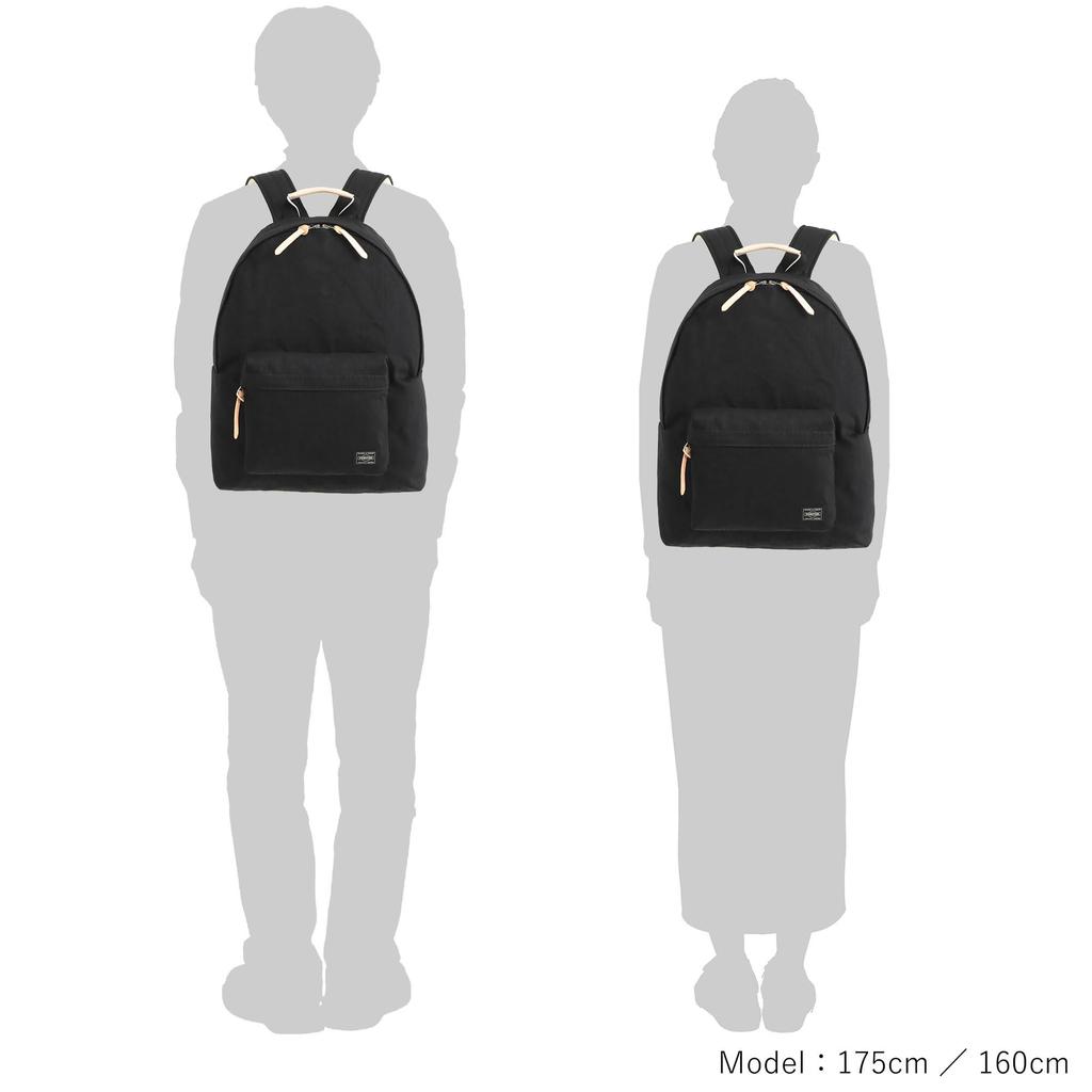 Noir Daypack Yoshida Bag NOIR DAYPACK Backpack Unisex Genuine Product [Porter] 895-15157 Men's Women's