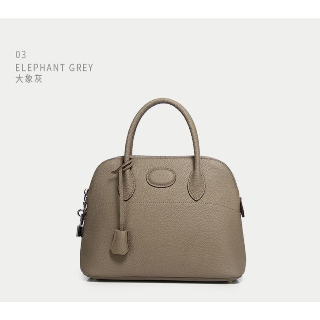 Bag Women's First Layer Cowhide Leather Women's Shell Bag Shoulder Bag Messenger Bag One Piece Delivery Fashionable and Versatile New Models