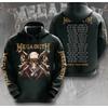 New Rock Hoodie Sweatshirt Megadeth Band Tour 3d Print Hoodie Men Women Fashion Oversized Tracksuit Men Clothing Music Coat Teen