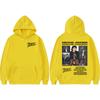 Re del Pop Michael Jackson Felpe con Cappuccio Retro da Tour Abbigliamento da Uomo Felpe con Cappuccio Pullover Stile Hip Hop Harajuku