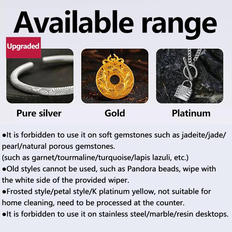 1/2/3Pcs Silver Cleaner Liquid 200G Jewelry Cleaner For Gold Panlinis Ng Silver Gold Cleaner For Rings Earrings Watch Diamond