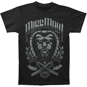 Men s Miss May I Lion T-shirt Small Black 3XL